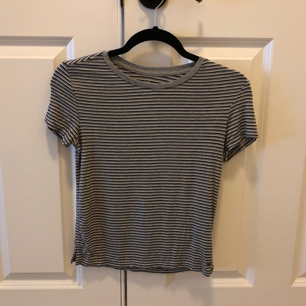 American Eagle short sleeve striped shirt